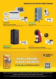 Tehnomanija katalog - pregled Tehnomanija kataloga - važi od 06.02.2026 | Strana: 21 | Proizvode: Aparat za kafu, Ventilator, Grejalica, Zvučnik