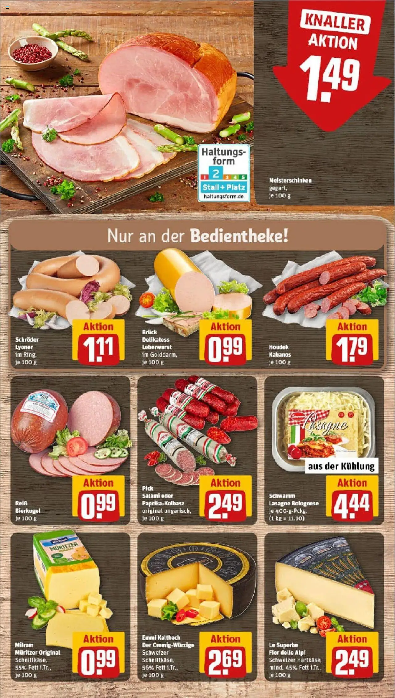 Rewe prospekt Nalbach	 – gültig ab 21.09.2025 | Seite: 13 | Produkte: Milram, Salami