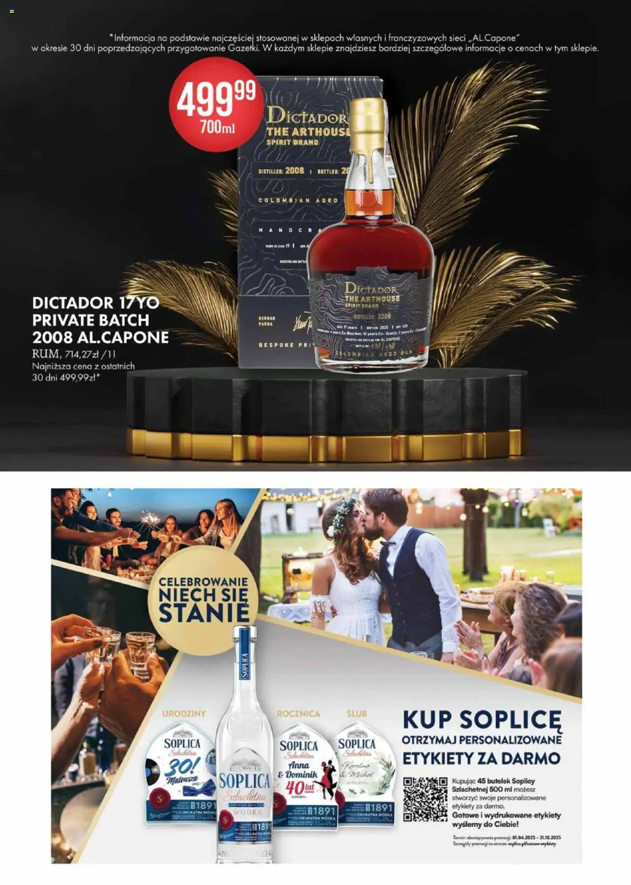 Al.Capone Gazetka od 11.08.2025 | Strona: 11 | Produkty: Rum, Wódka