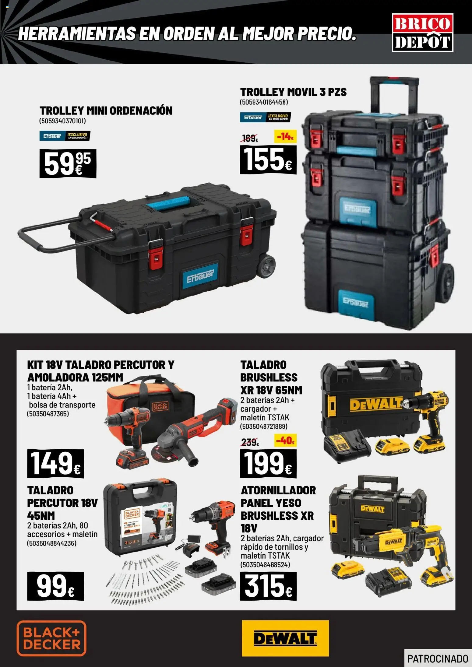 Brico Depôt - Black Friday │ válido desde el 31.10.2025 | Página: 19 | Productos: Bolsa, Batería