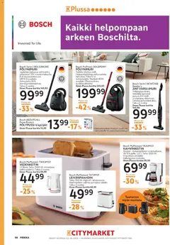 K-Market-mainoslehti voimassa 04.02.2026 alkaen | Sivu: 98 | Tuotteet: Kahvinkeitin, Vedenkeitin, Leivänpaahdin