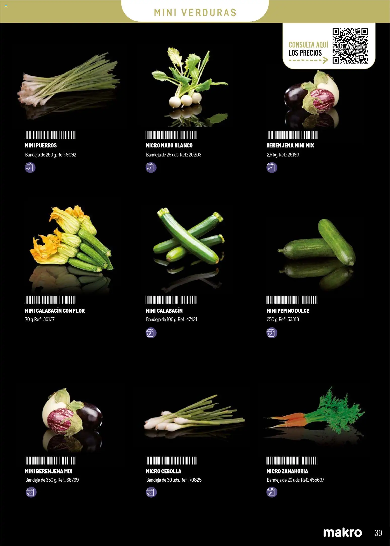 Makro - Especial Frutas y Verduras Península │ válido desde el 05.01.2026 | Página: 39 | Productos: Στιγμιαίος καφές, Calabacín, Zanahoria, Bandeja