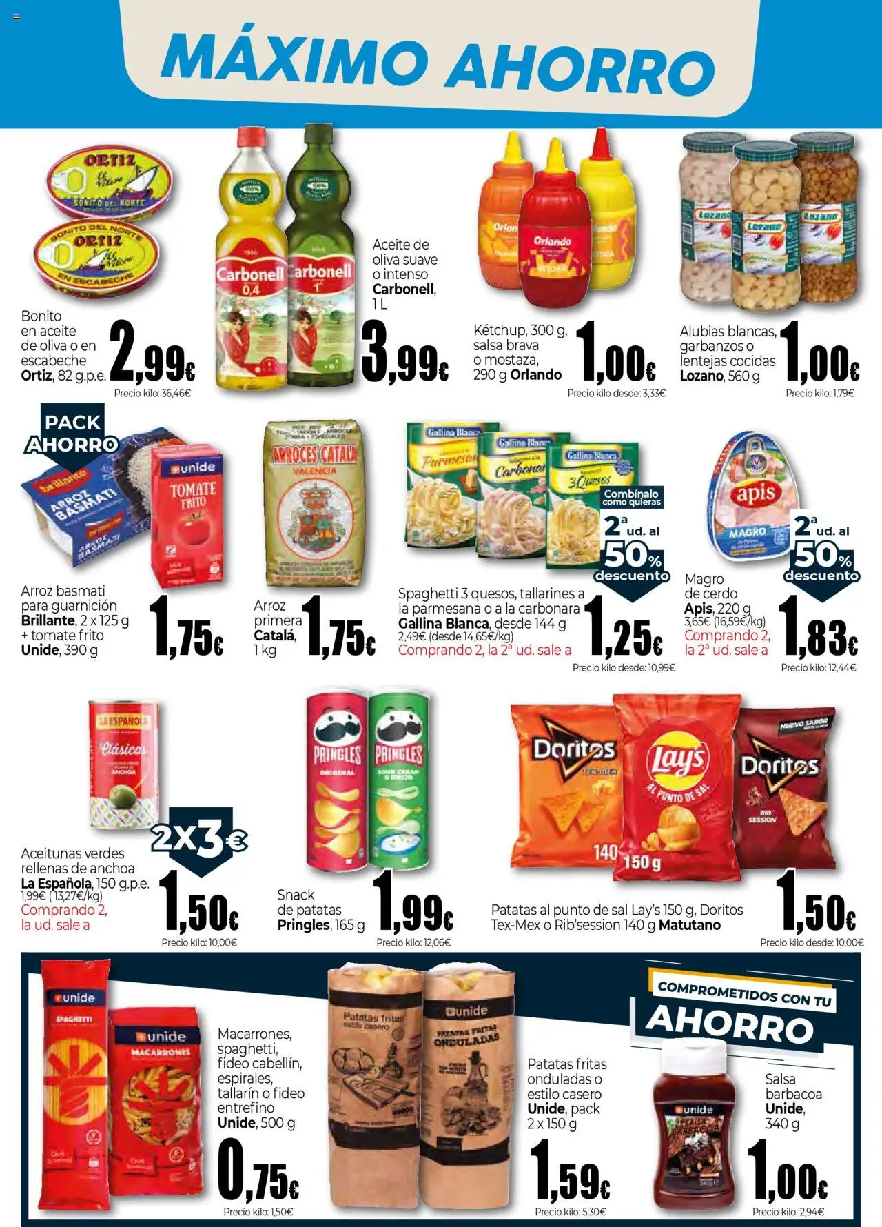 Unide - Market Levante │ válido desde el 19.06.2025 | Página: 9 | Productos: Salsa brava, Cerdo, Arroz, Aceite de oliva