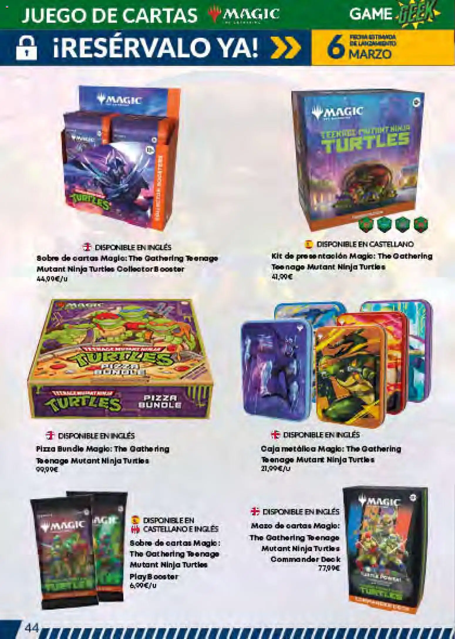 Game folleto │ válido desde el 01.01.2026 | Página: 44 | Productos: Pizza, Caja