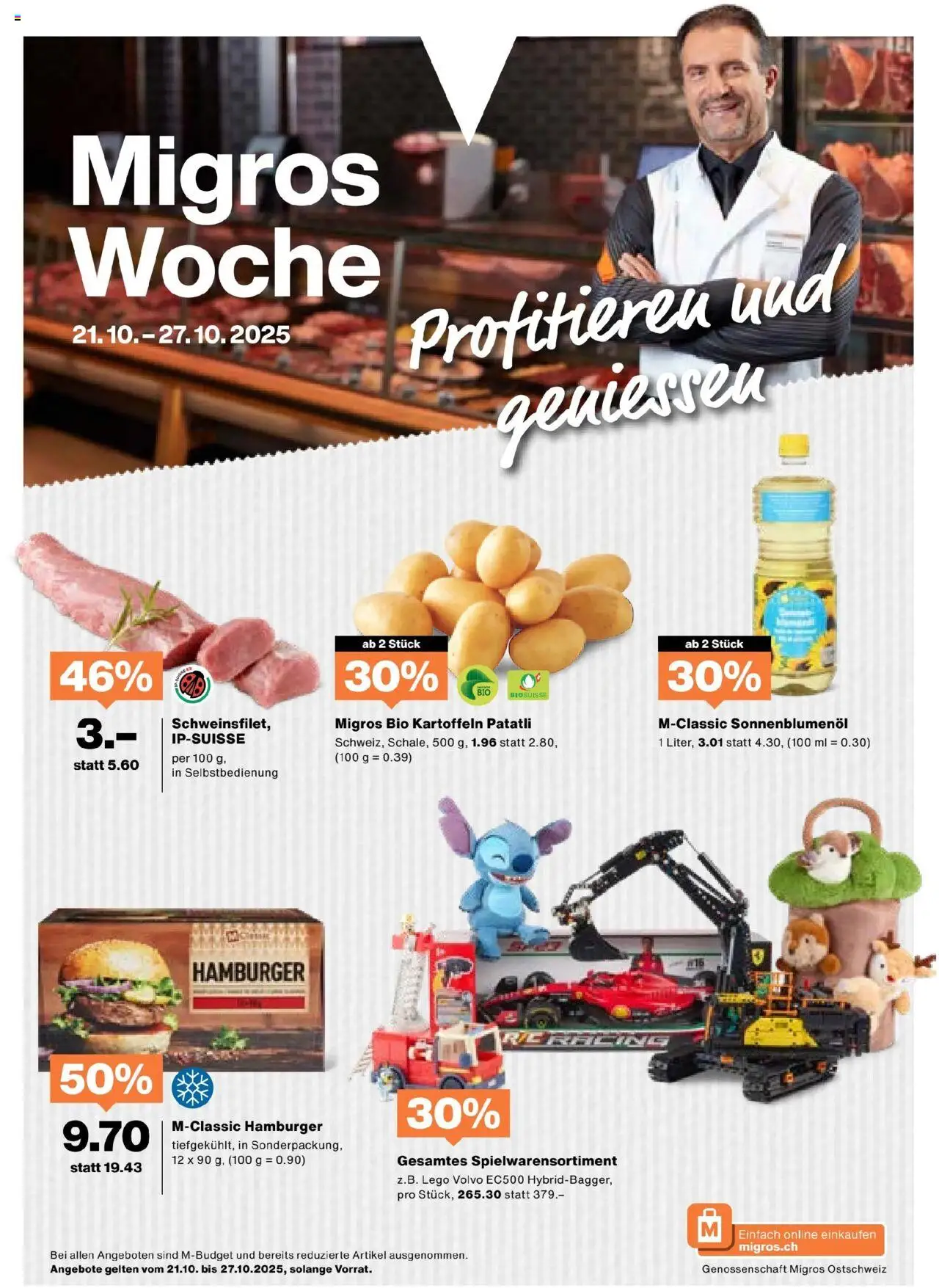 Migros Aktionen – gültig ab 21.10.2025 | Seite: 1 | Produkte: Kartoffeln