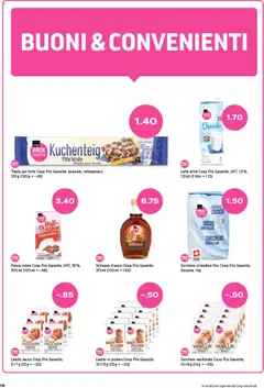 Ahorn Sirup, Sciroppo d'acero Coop Prix Garantie, 375 ml ab 19.03.2026 gültig | Seite: 18 | Produkte: Pulver, Sirup, Pasta, Zucker