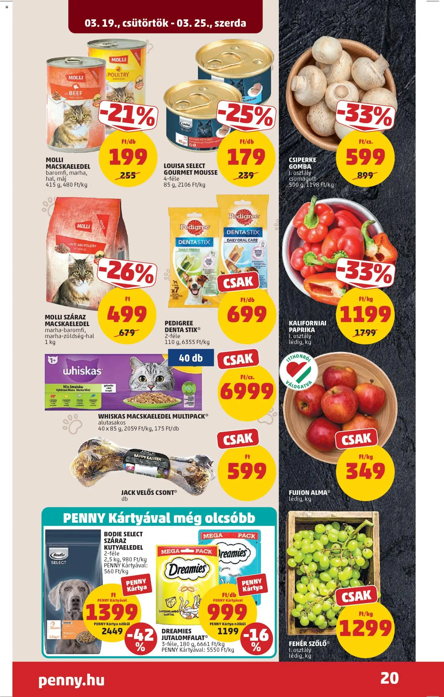 PENNY akciós ujság - amely érvényes a következő dátumtól: 19.03.2026 | Oldal: 24