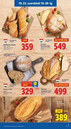 Kovászos burgonyás vekni, 420 g - amely érvényes a következő dátumtól: 22.10.2025 | Oldal: 5