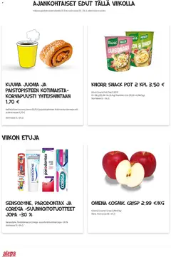 Alepa-mainoslehti voimassa 18.03.2026 alkaen