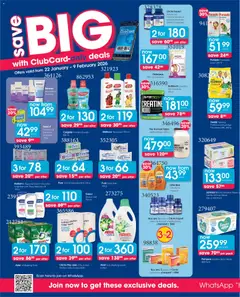 Clicks specials catalogue – valid from 22.01.2026 | Page: 6 | Products: Oil, Powder, Soap, Paper