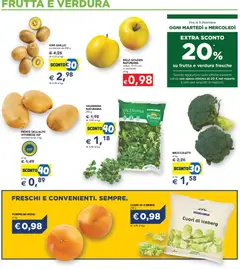Anteprima del volantino Esselunga S Roma catalogo valido a partire dal 23.10.2025 | Pagina: 15 | Prodotti: Valeriana, Mele, Frutta, Broccoletti