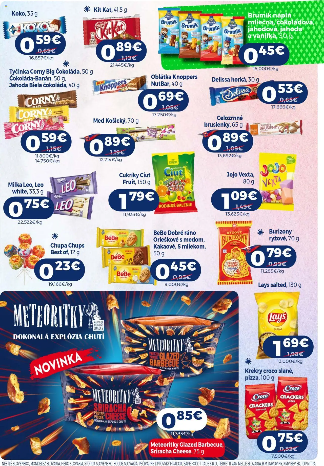 Nové Milk Agro akcie – leták je platný od 10.09.2025 | Strana: 7 | Produkty: BeBe Dobré ráno, Cukríky, Milka, Med
