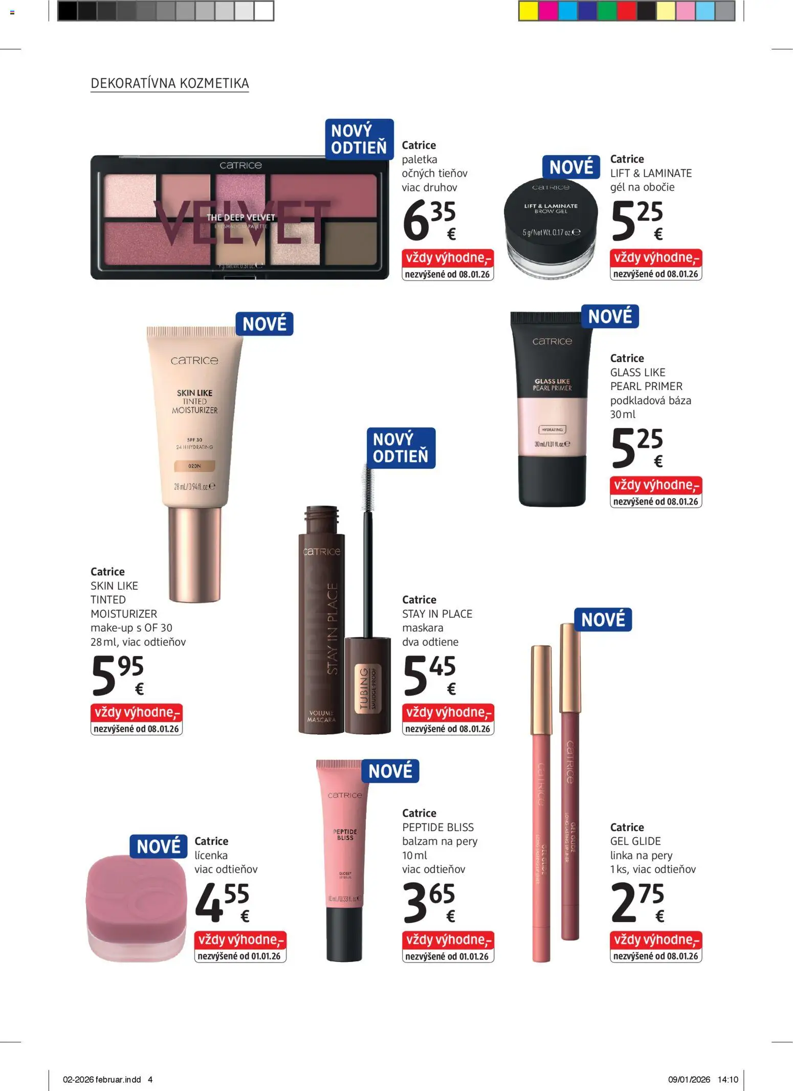 Nové dm drogerie akcie – leták je platný od 01.02.2026 | Strana: 4 | Produkty: Lícenka