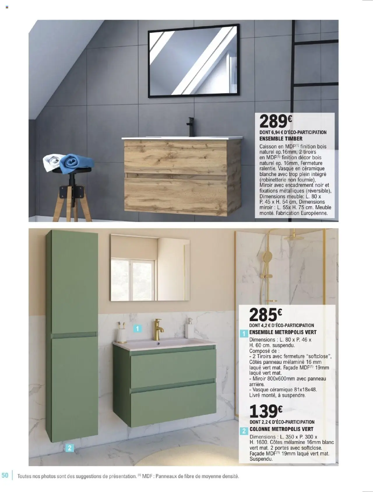  | Page: 50 | Produits: Laque, Portes, Miroir, Livre