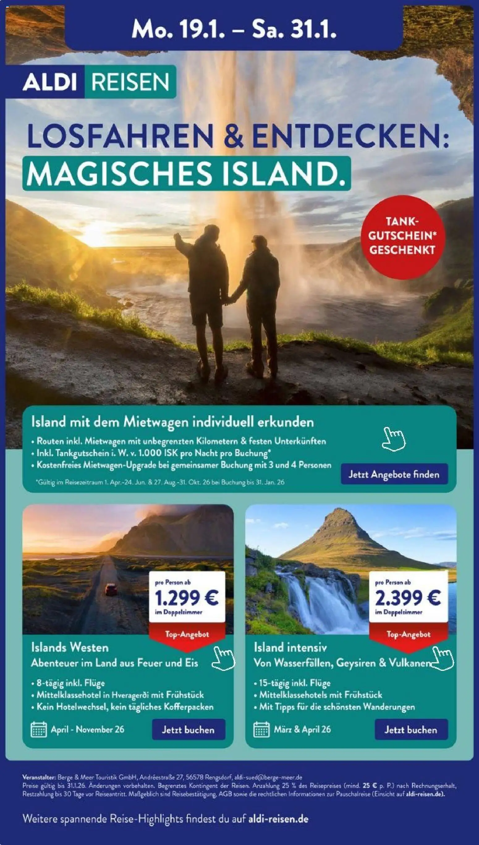 Aldi Süd Prospekt 	 – gültig ab 19.01.2026 | Seite: 38 | Produkte: Eis