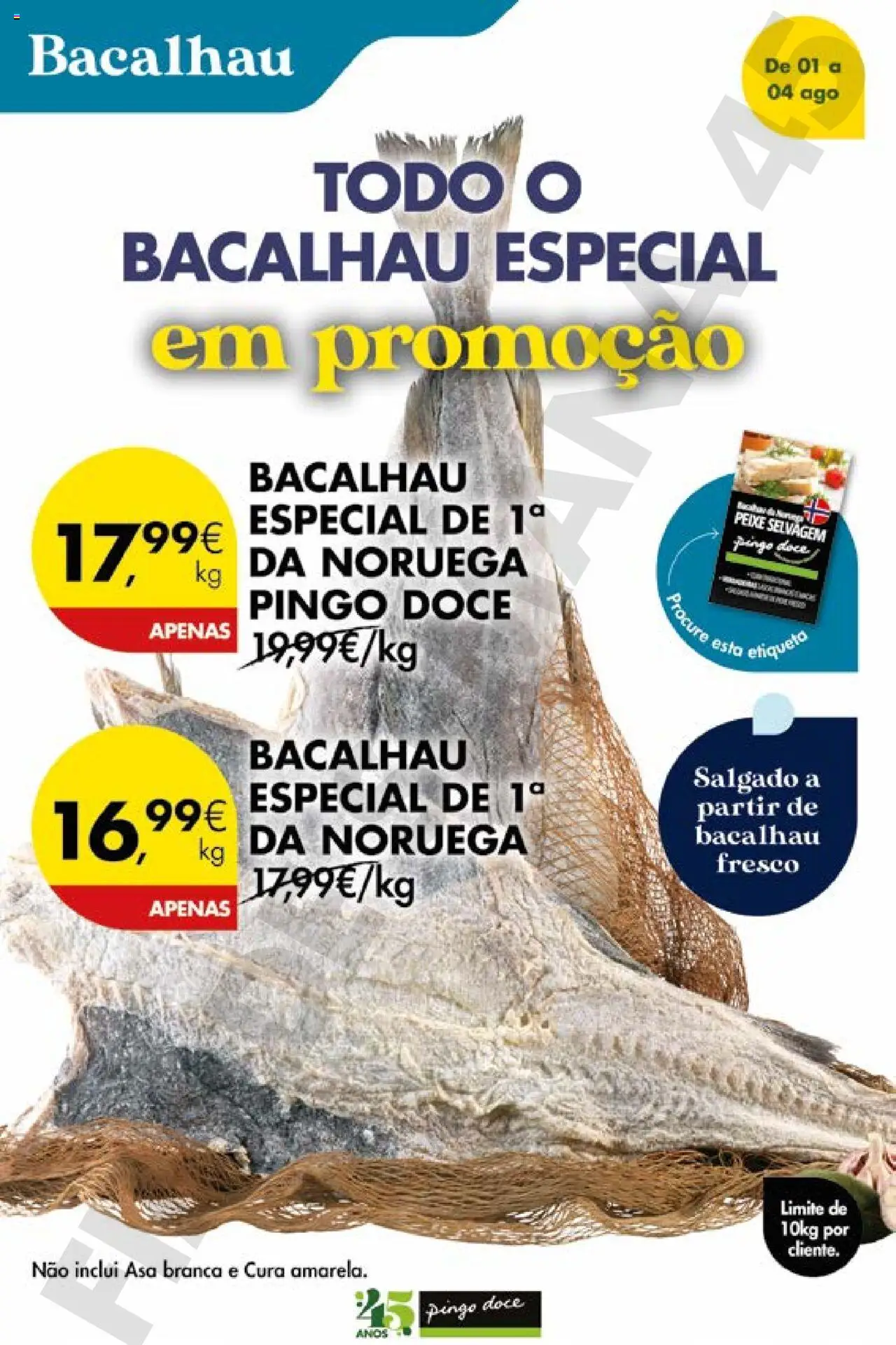 Pingo Doce Poupe este Fim de Semana │ válido de 01.08.2025 | Página: 2 | Produtos: Bacalhau, Peixe
