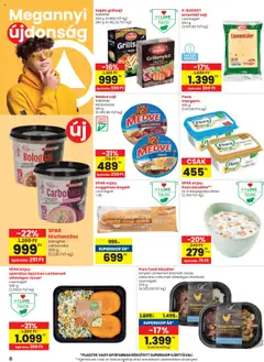 Spar akciós ujság - amely érvényes a következő dátumtól: 17.07.2025 | Oldal: 8 | Termékek: Grillsajt, Sajt, Tészta, Csirkemell