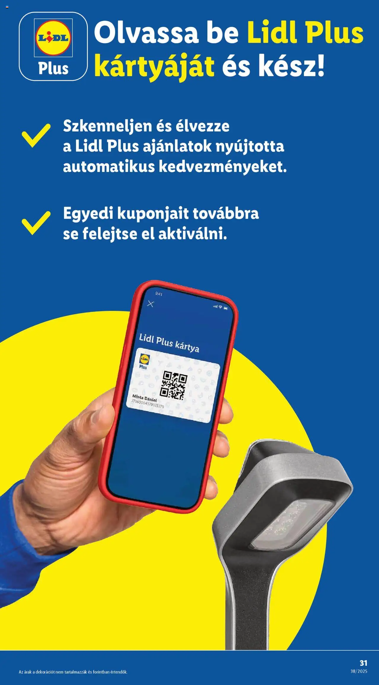 Lidl akciós ujság - amely érvényes a következő dátumtól: 09.10.2025 | Oldal: 31