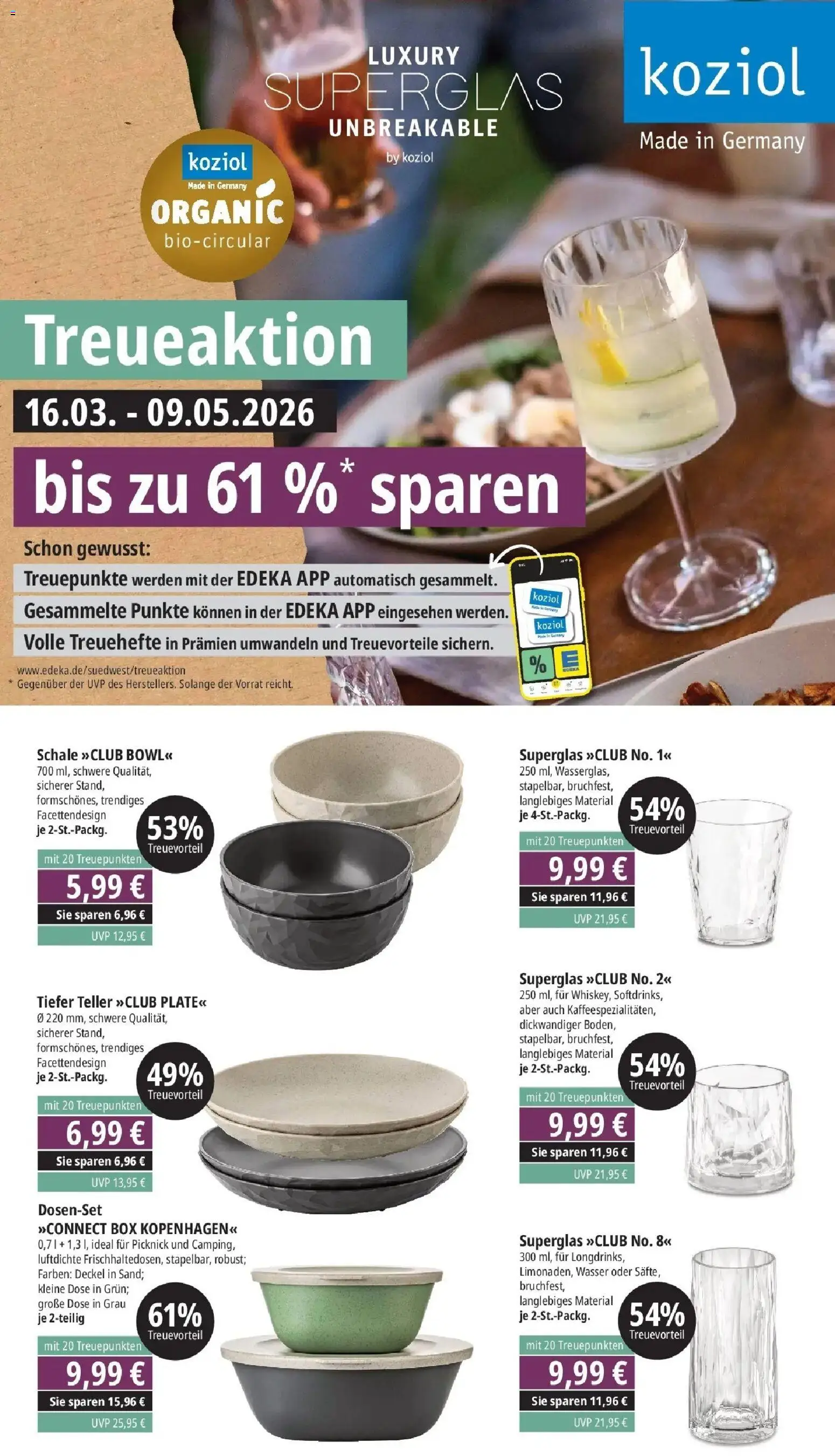Edeka prospekt Friedrichsthal	 – gültig ab 23.03.2026 | Seite: 45 | Produkte: Box, Wasser