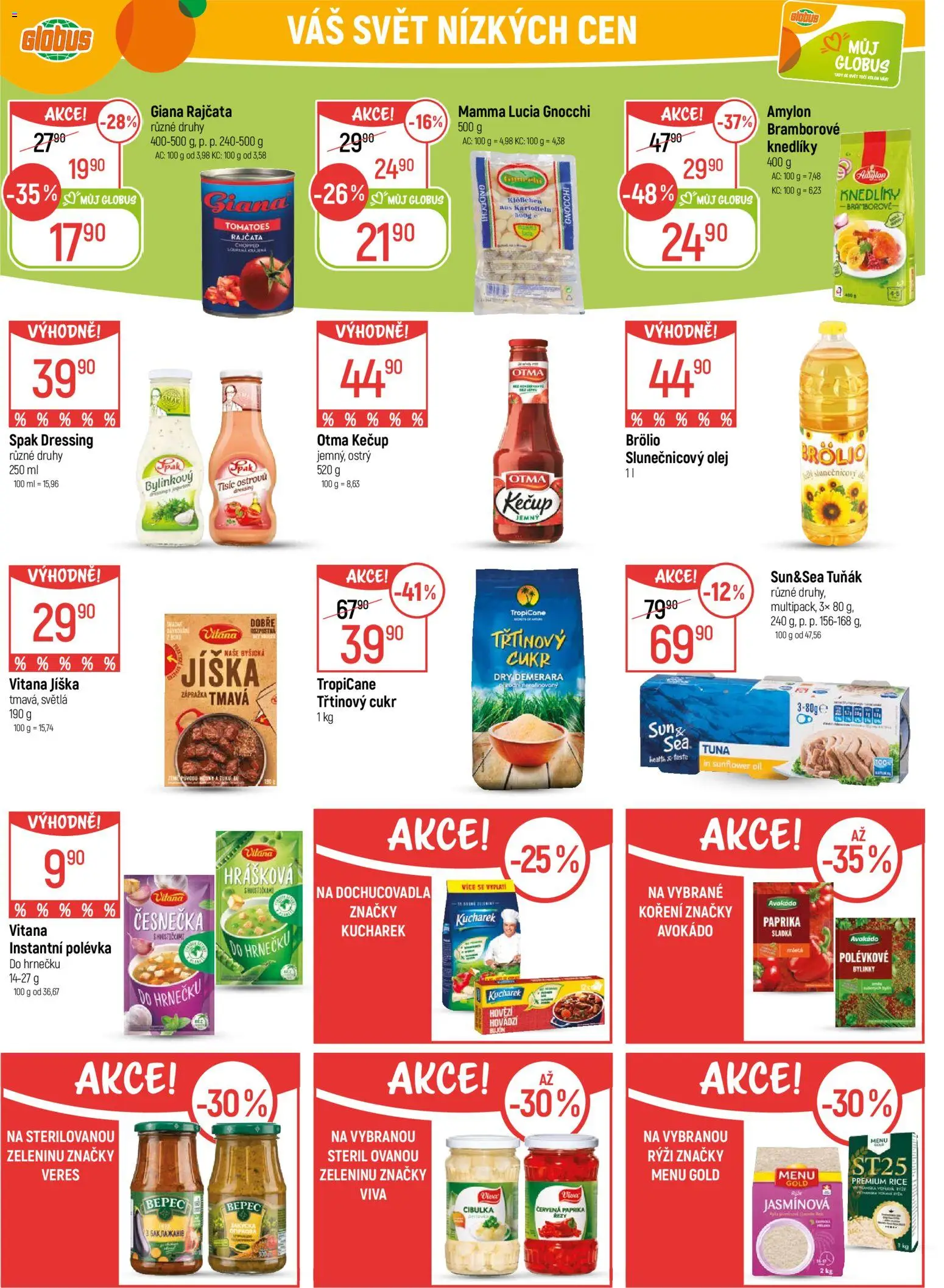 Globus leták - Praha-Štěrboholy od 02.01.2026 | Strana: 20 | Produkty: Tuňák, Hovězí, Globus, Koření