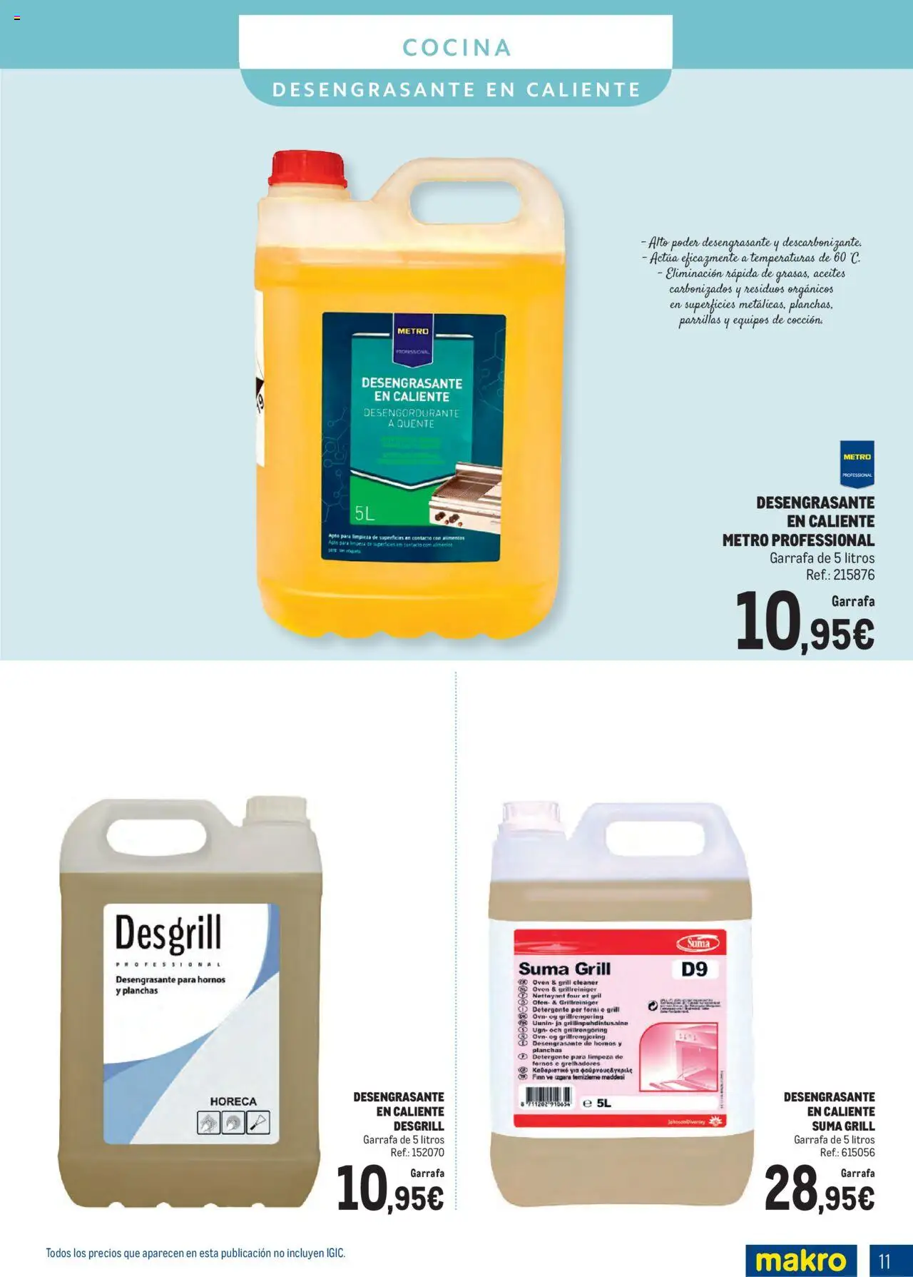 Makro - Especial Limpieza Canarias │ válido desde el 01.09.2025 | Página: 11 | Productos: Detergente, Cocina, Κούβα
