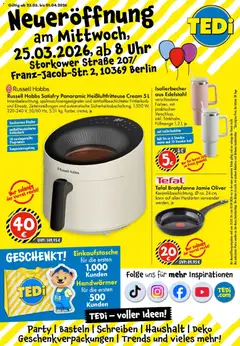 TEDi - TEDi Neueröffnung Berlin | Storkower Straße ab 25.03.2026 gültig