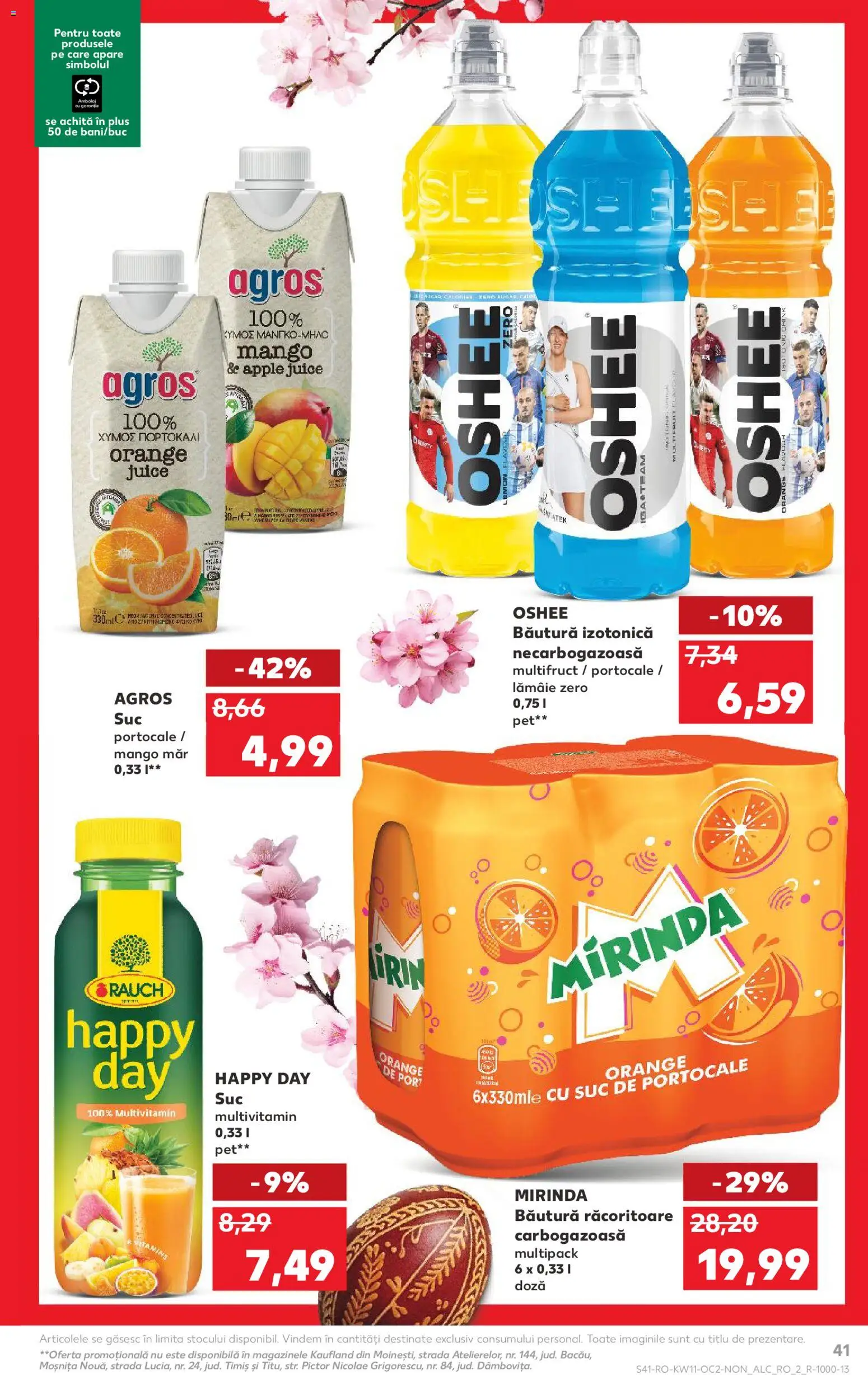 Noul catalog Kaufland – valabil de la 11.03.2026 | Pagină: 41 | Produse: Suc, Portocale, Lămâie, Mango