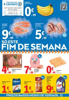 Pré-visualização E.Leclerc Catálogo Fim de Semana válido de 19.09.2025