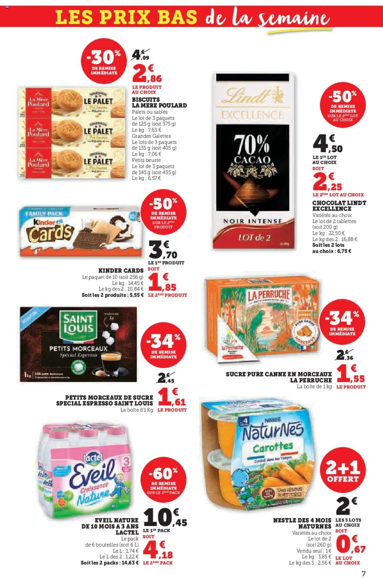  | Page: 7 | Produits: Sucre, Cookies, Lindt, Biscuits