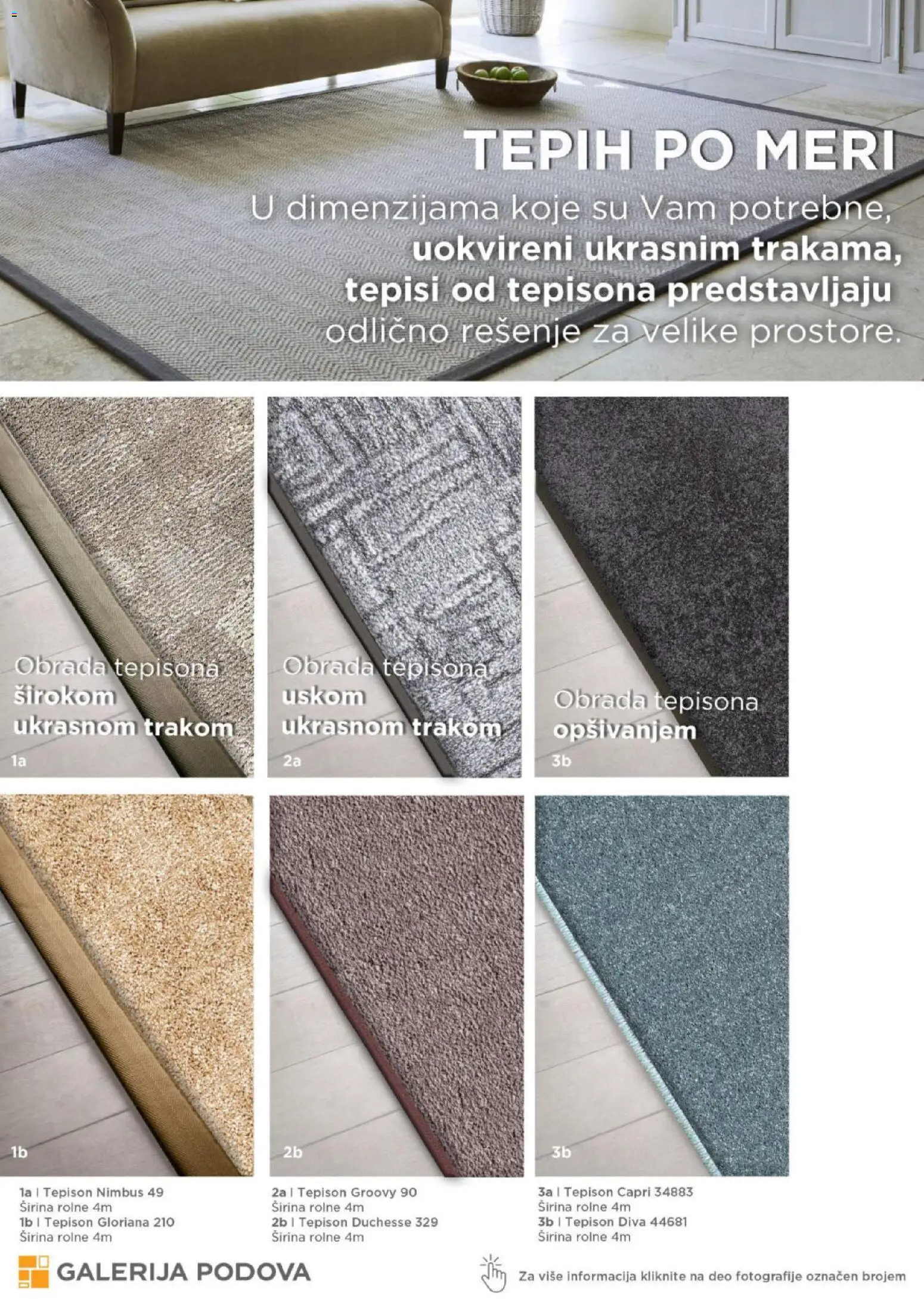 Galerija Podova katalog - važi od 01.12.2025 | Strana: 15 | Proizvode: Tepih