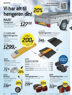 Forhåndsvisning av THANSEN kundeavis gyldig fra 20.03.2026 | Side: 28 | Produkter: Pærer, Kabel, Adapter