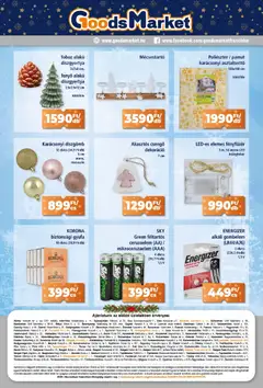 Goods Market Akciós újság - amely érvényes a következő dátumtól: 04.12.2025 | Oldal: 10