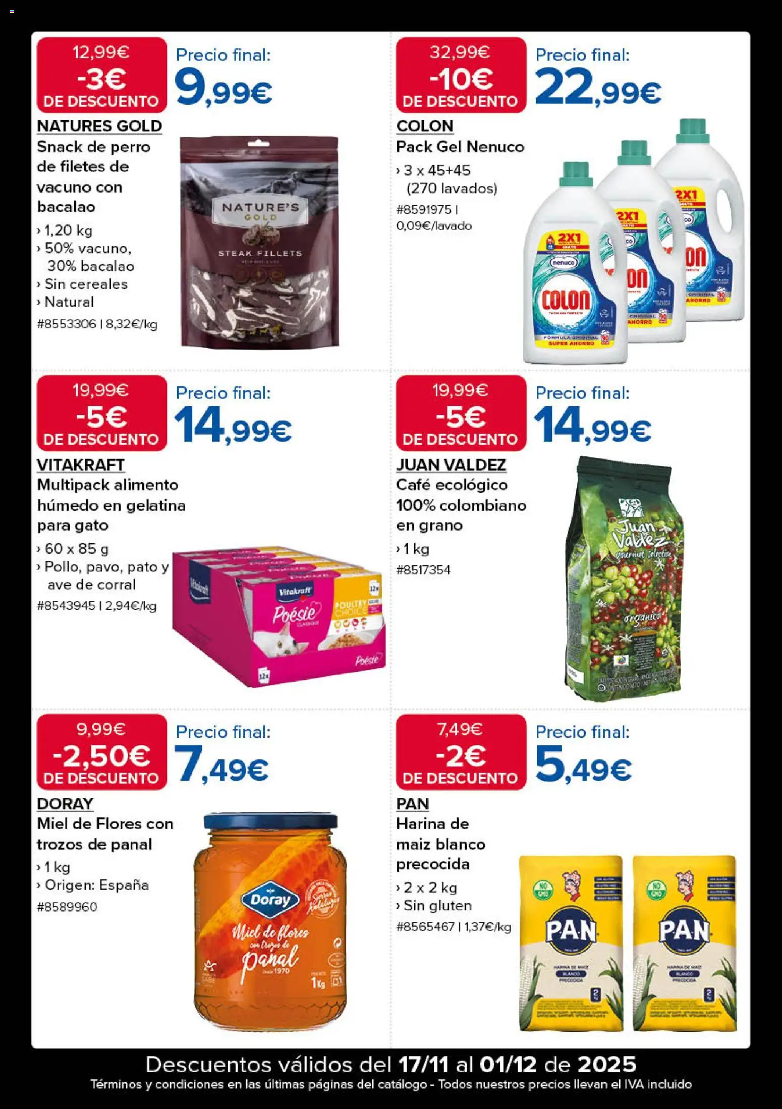 Costco Black Friday │ válido desde el 17.11.2025 | Página: 21 | Productos: Gelatina, Ψηφιακή κάμερα, Café, Cereales