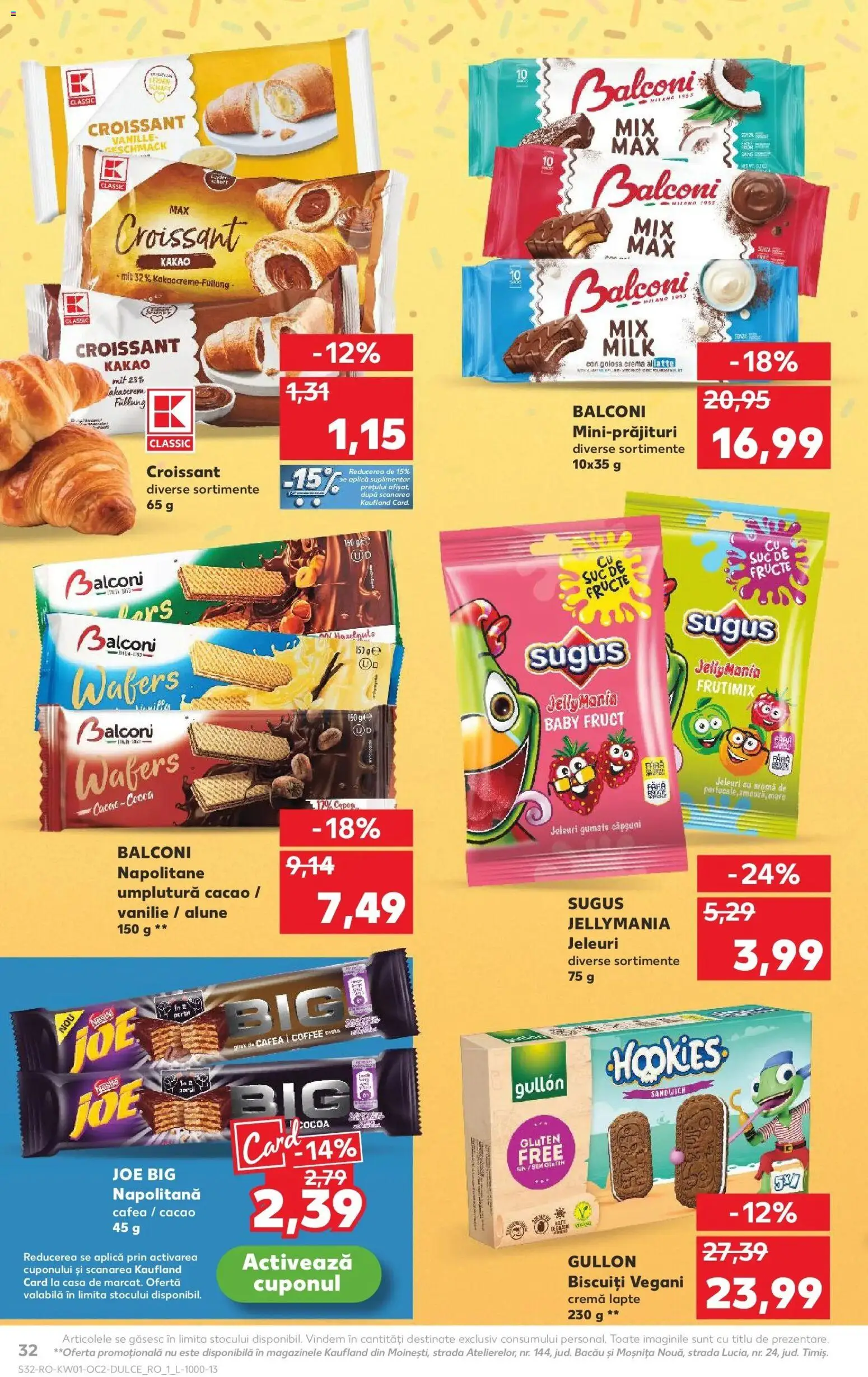 Noul catalog Kaufland – valabil de la 31.12.2025 | Pagină: 32 | Produse: Lapte, Cafea, Căpșuni, Fructe