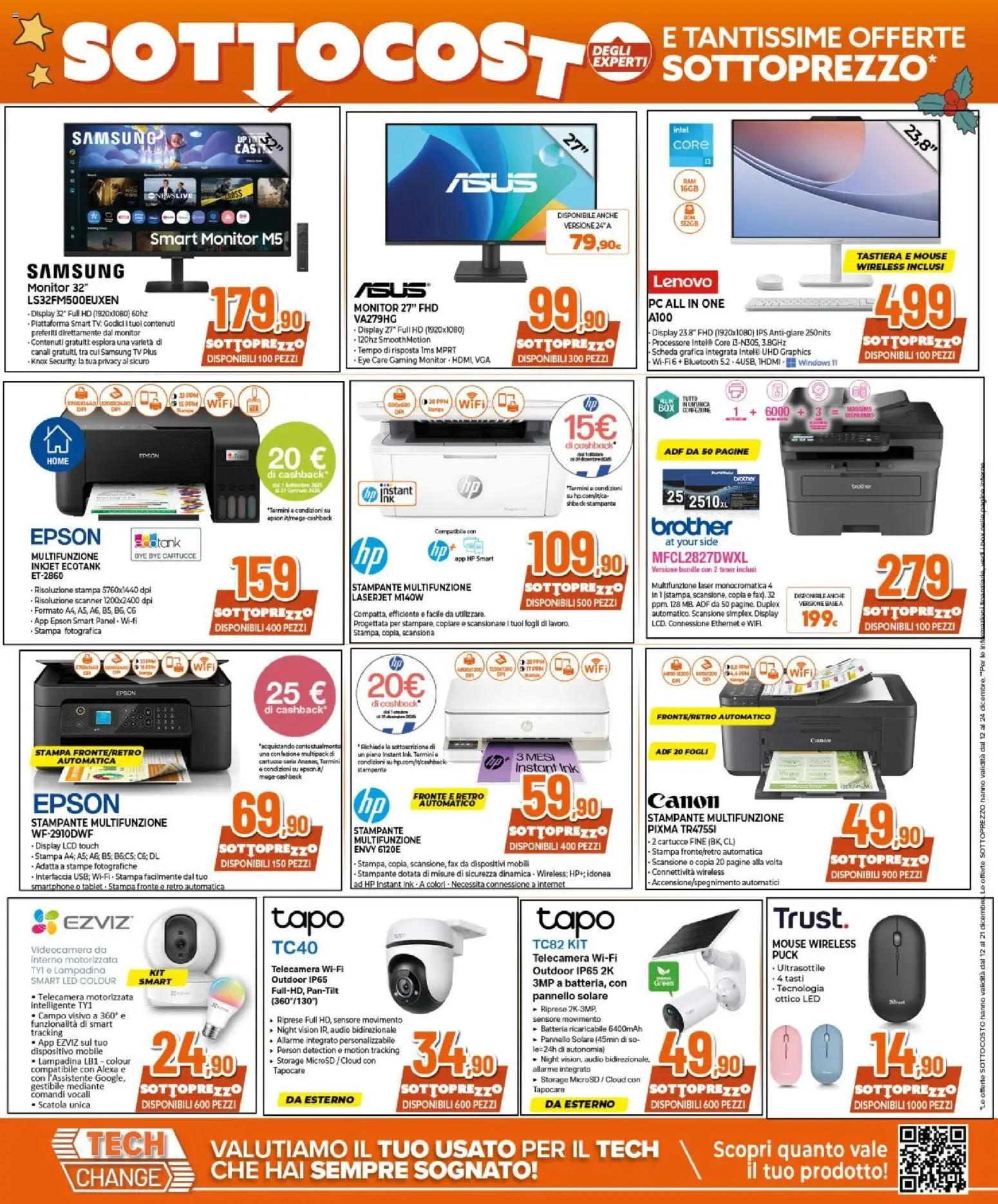 Volantino Expert del 12.12.2025 | Pagina: 18 | Prodotti: Mobile, Stampante, Mouse, Scatola