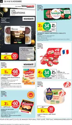 Intermarché - Prévisualisation de MAROILLES AOP QUART FAUQUET, fromage au lait de vache pasteurisé à 26% Mat. Gr sur produit fini 210 g valide à partir de 04.11.2025 | Page: 32