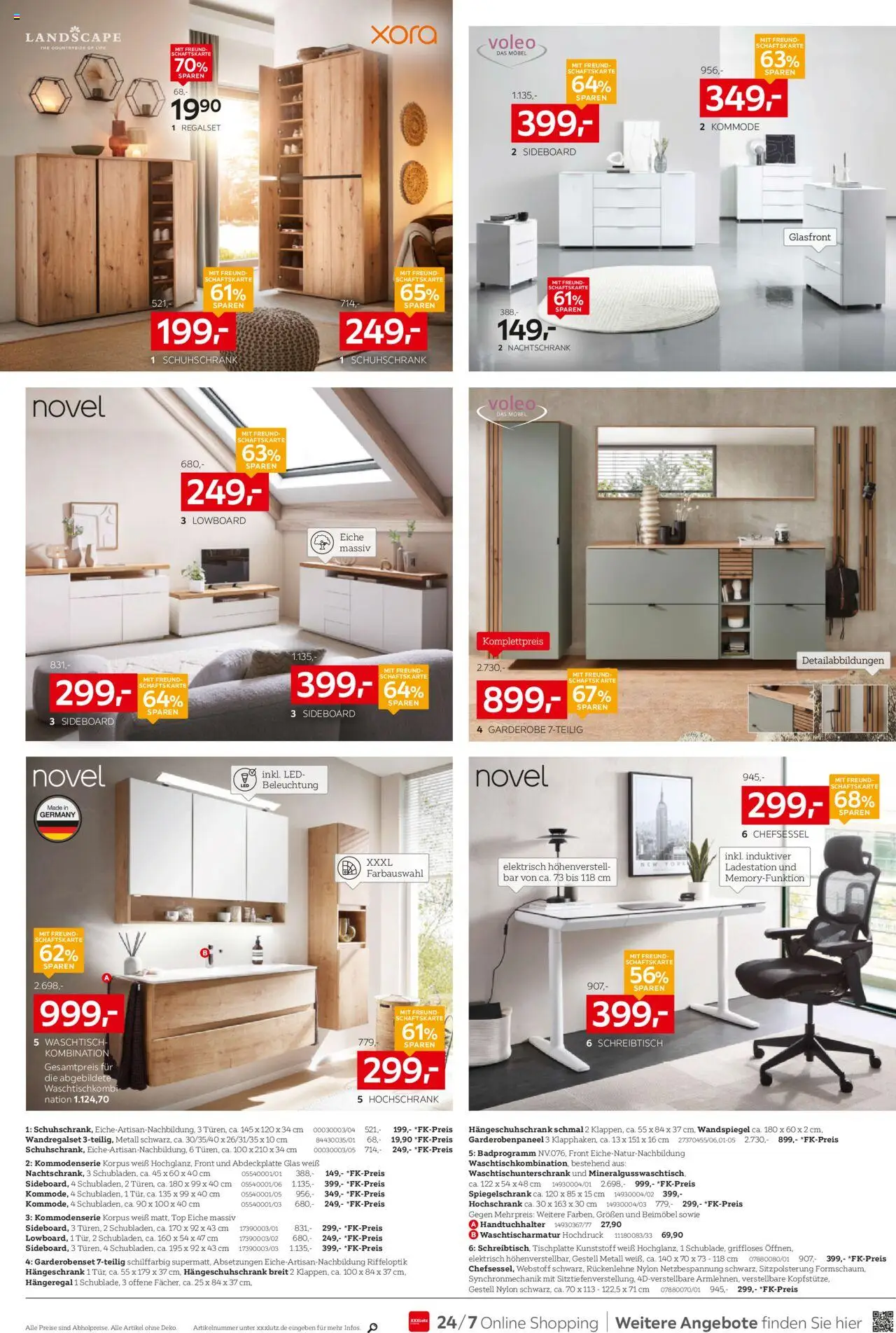 XXXL Lutz Prospekt 	 - gültig ab dem 21.07.2025 | Seite: 16 | Produkte: Sideboard, Wandspiegel, Handtuchhalter, Waschtisch