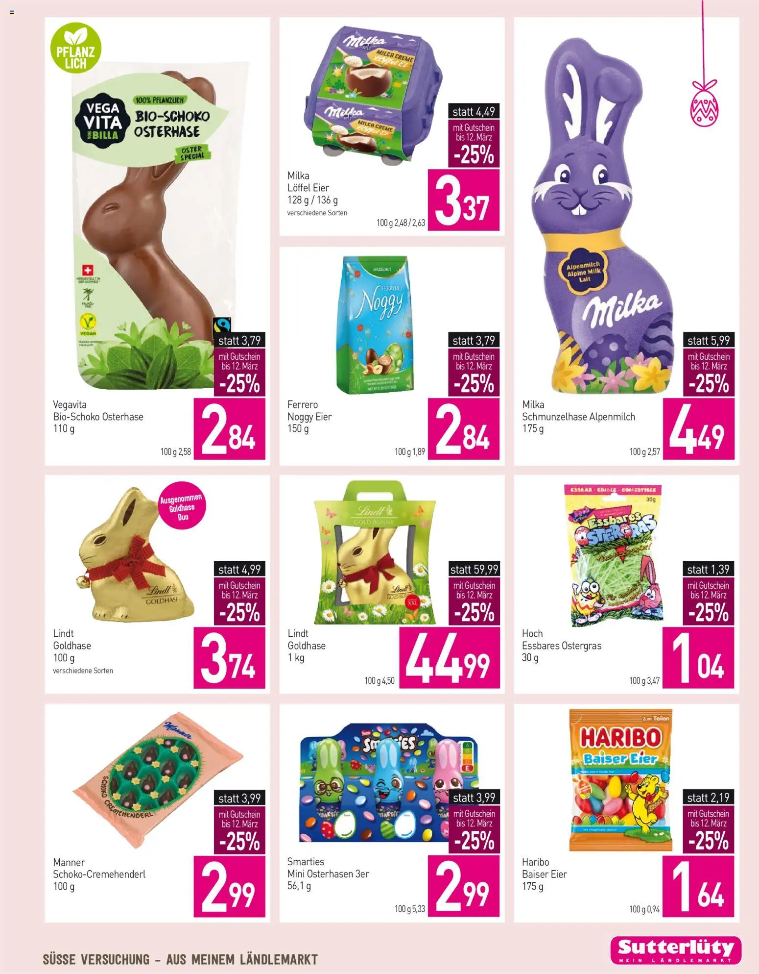Sutterlüty Flugblatt gültig ab 05.03.2026 | Seite: 13 | Produkte: Milch, Creme, Eier