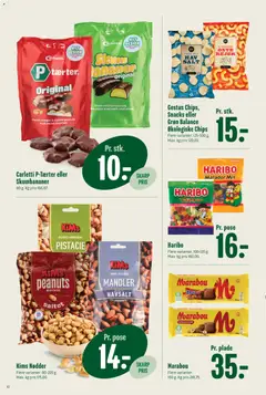 Min Købmand - Tilbudsavis gyldig fra 23.01.2026 | Side: 11 | Produkter: Chips, Nødder, Peanuts, Mandler