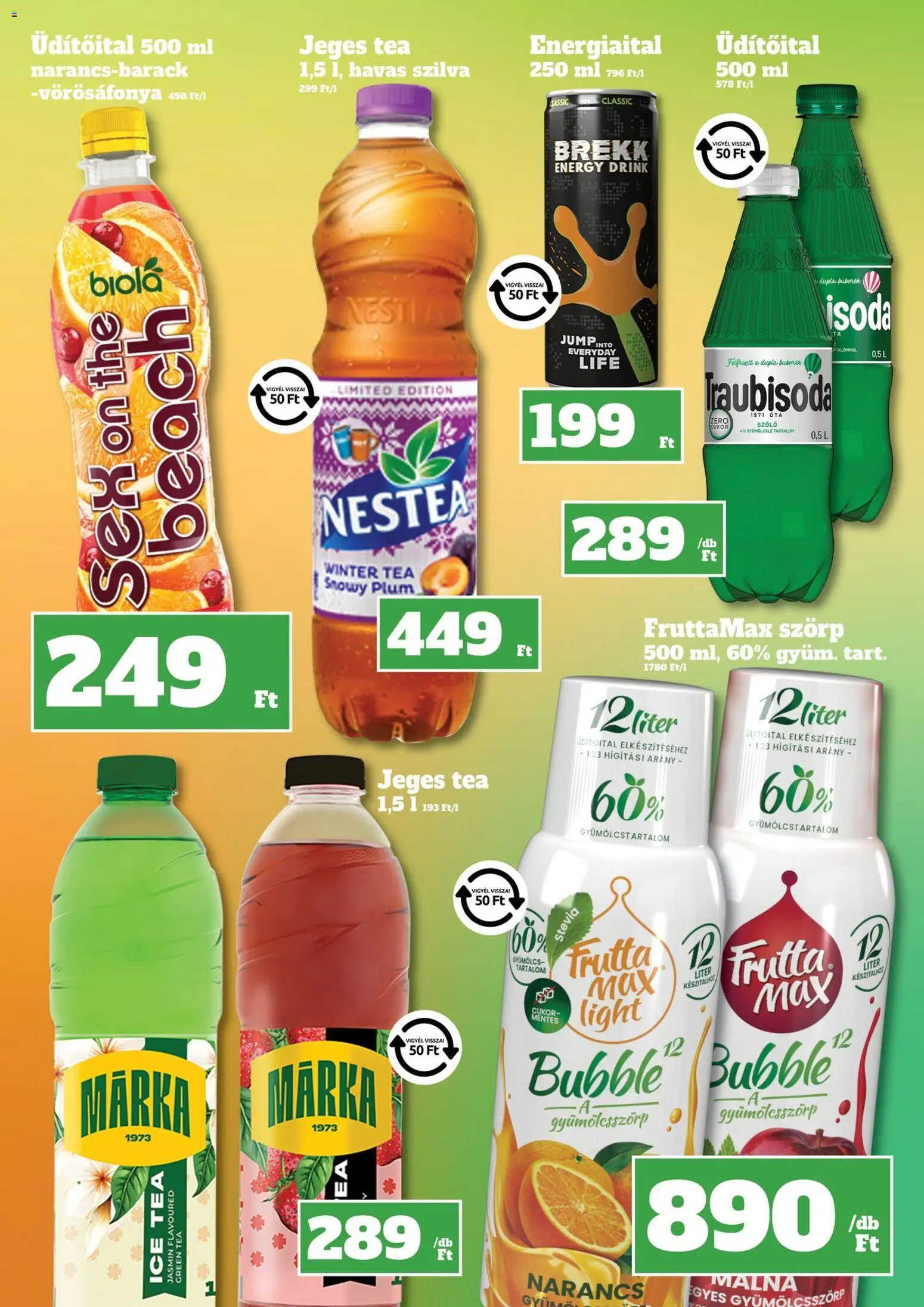 Family Diszkont akciós ujság - amely érvényes a következő dátumtól: 13.11.2025 | Oldal: 18 | Termékek: Szörp, Gyümölcslé, Ice tea, Narancs