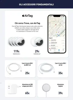 Anteprima del volantino Unieuro volantino Apple valido a partire dal 20.03.2026 | Pagina: 12 | Prodotti: Zaino, Valigia, Ombrello, Cavo