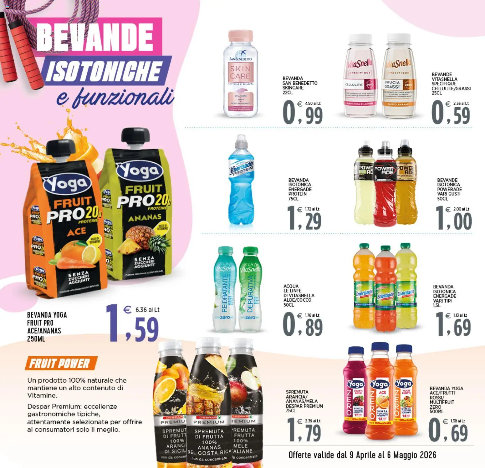 Volantino Interspar del 09.04.2026 | Pagina: 36 | Prodotti: Mele, Acqua, Frutta, Ananas