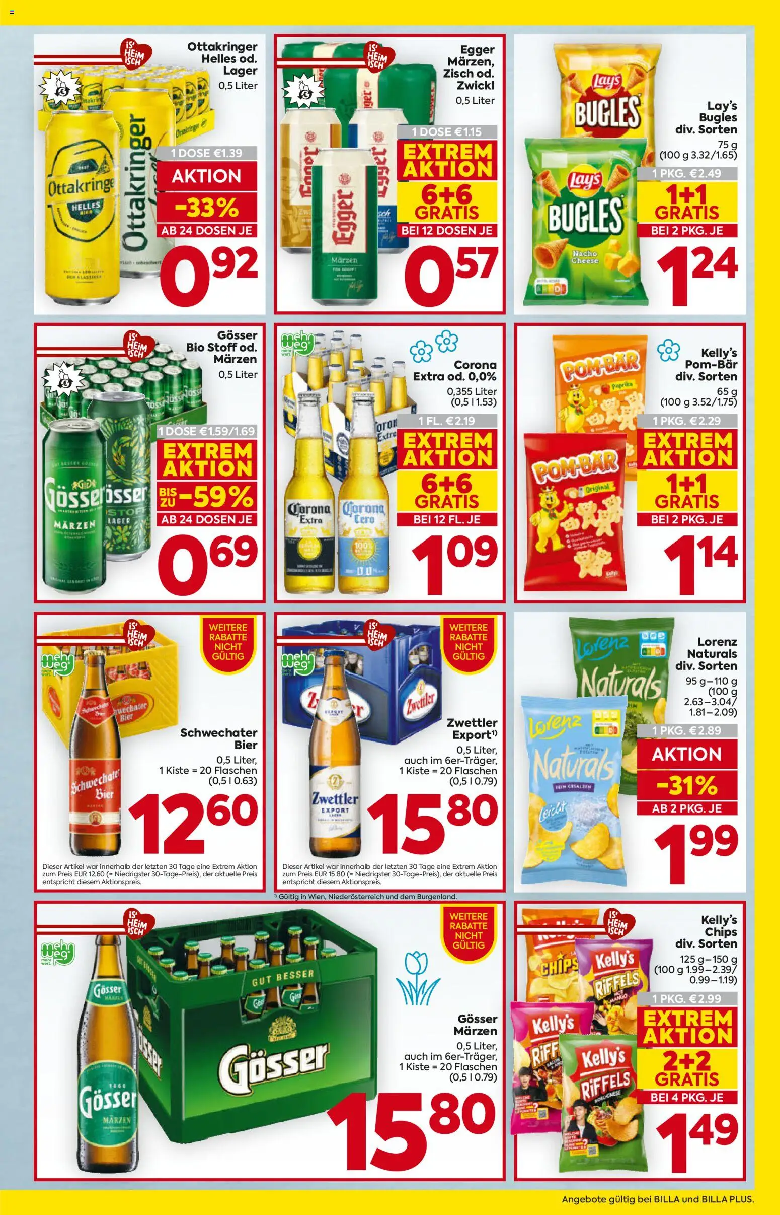 Billa Flugblatt gültig ab 26.02.2026 | Seite: 13 | Produkte: Chips, Bier