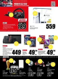 Anteprima del volantino Media World volantino valido a partire dal 06.03.2026 | Pagina: 13 | Prodotti: Schermo, Pallone, PC, TV