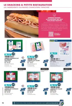 METRO - Prévisualisation de METRO - Boulanger Pâtissiers valide à partir de 08.02.2026 | Page: 90 | Produits: Jambon Cru, Torchon, Céréales, Livre