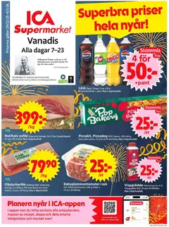 ICA Supermarket - Stockholm - Förhandsvisning av reklamblad från butik ICA Supermarket aktuell från 30.12.2025