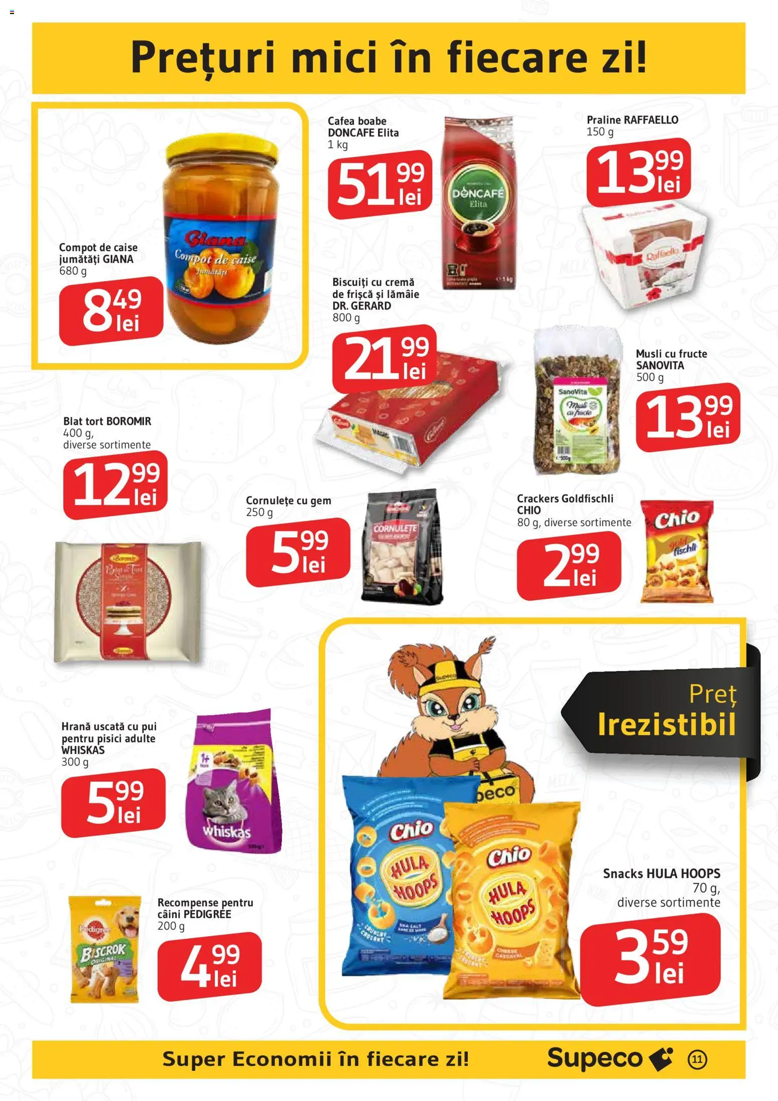 Noul catalog Supeco – valabil de la 27.11.2025 | Pagină: 11 | Produse: Cremă, Compot, Ahtapot, Fructe