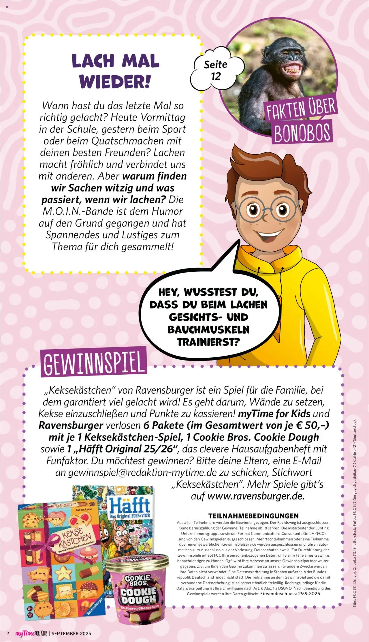 Famila Nordwest myTime September 2025 – gültig ab 01.09.2025 | Seite: 98 | Produkte: Spiel, Kekse