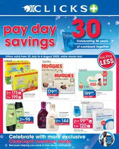 Preview of Clicks specials valid from 22.07.2025