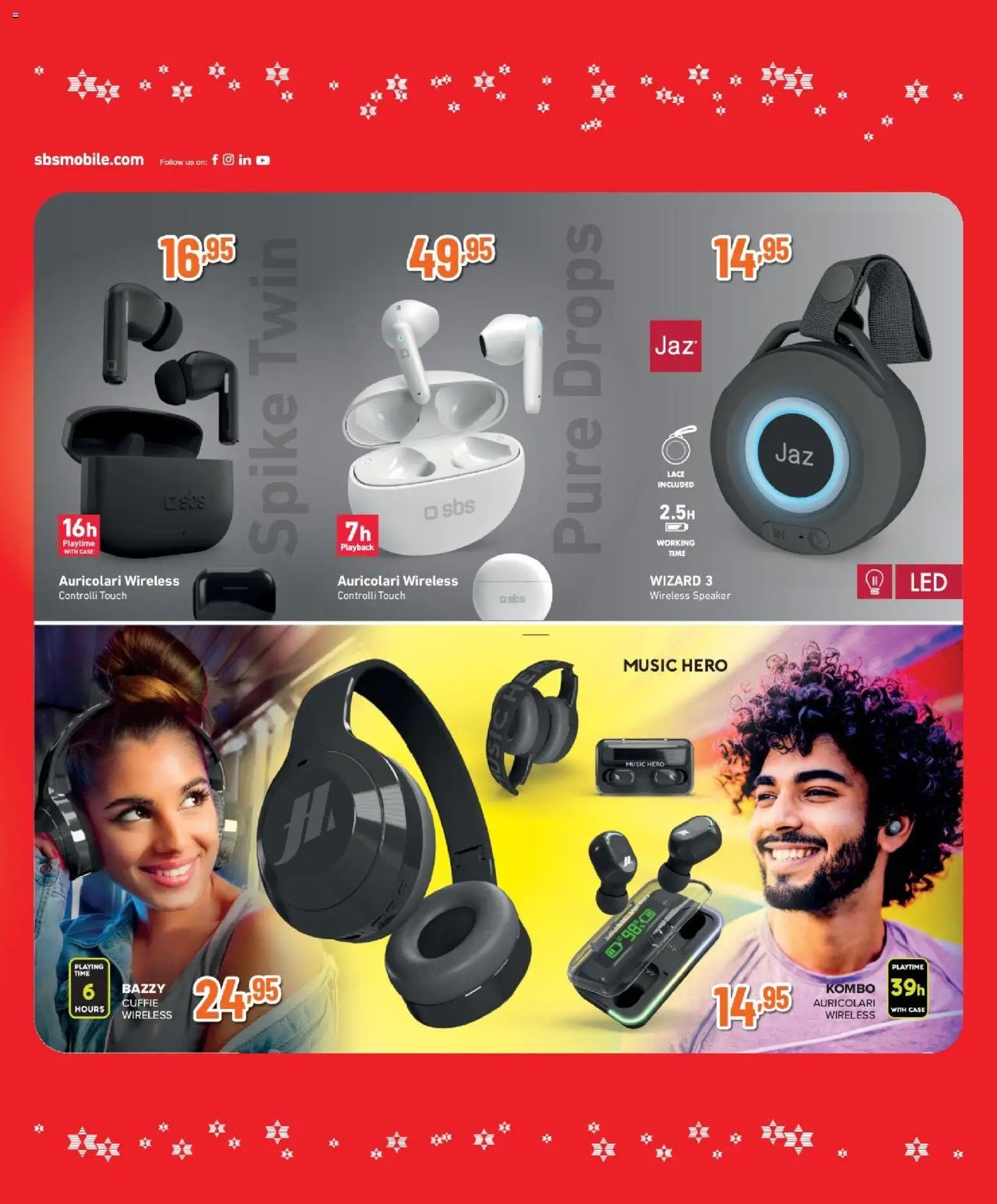 Volantino Expert del 12.12.2025 | Pagina: 5 | Prodotti: Auricolari, Cuffie, Speaker